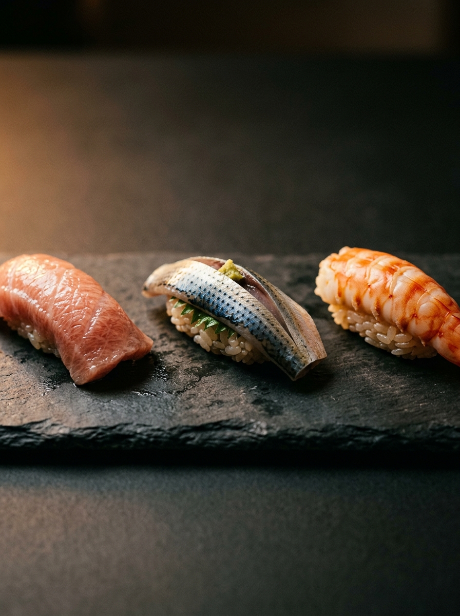 おまかせコースの握り